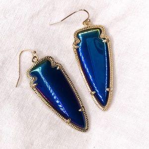 Kendra Scott Skylar Earring Blue Iridescent